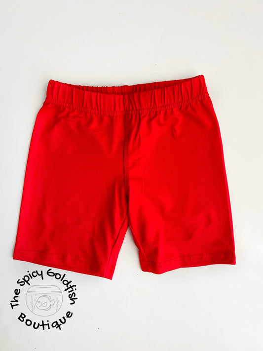 Red shorts