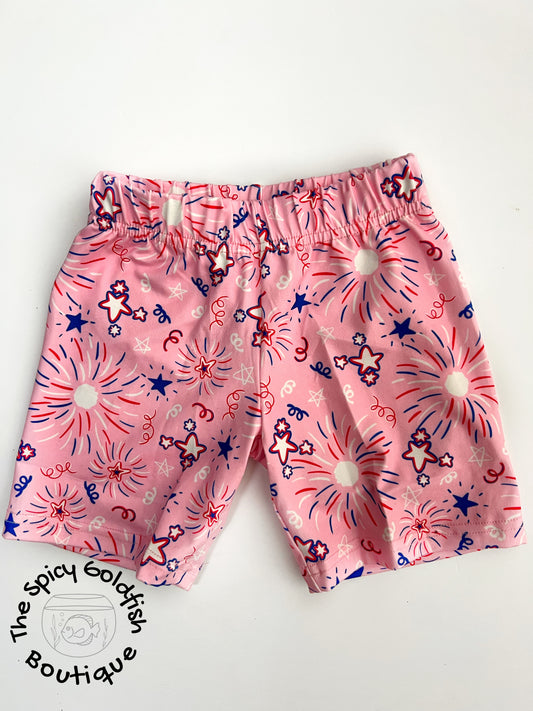 Pink Firework shorts