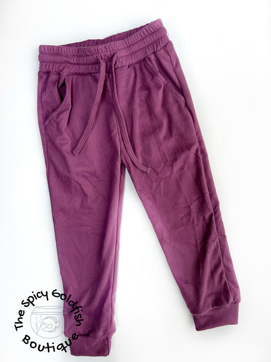 Purple joggers