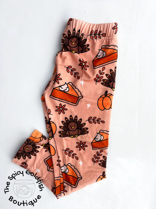 Turkey day leggings