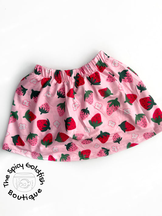 Strawberry Skort