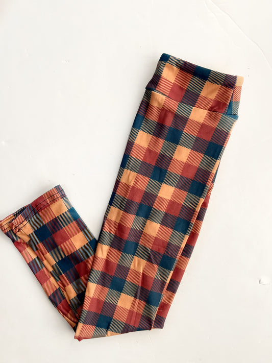 Fall Plaid leggings