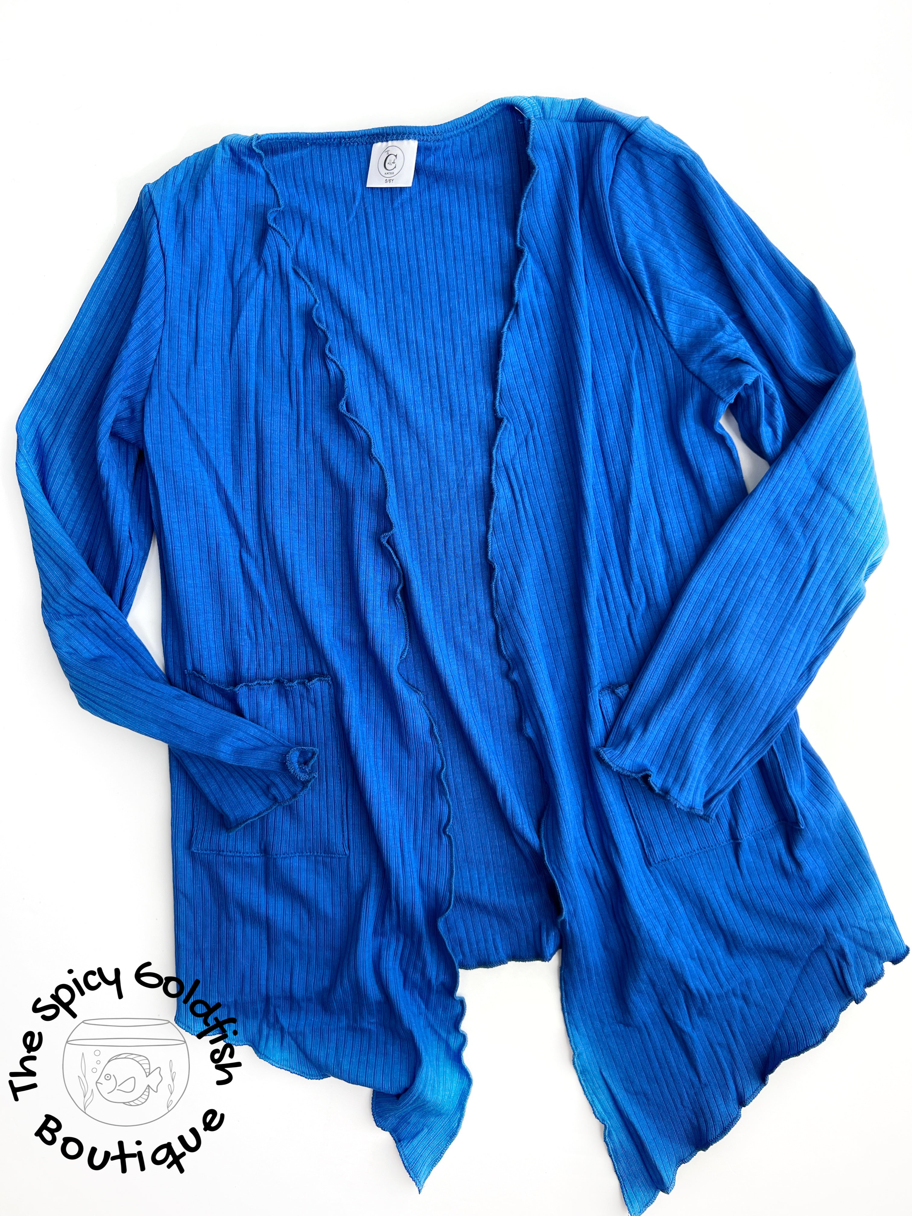 Cobalt blue hotsell long cardigan